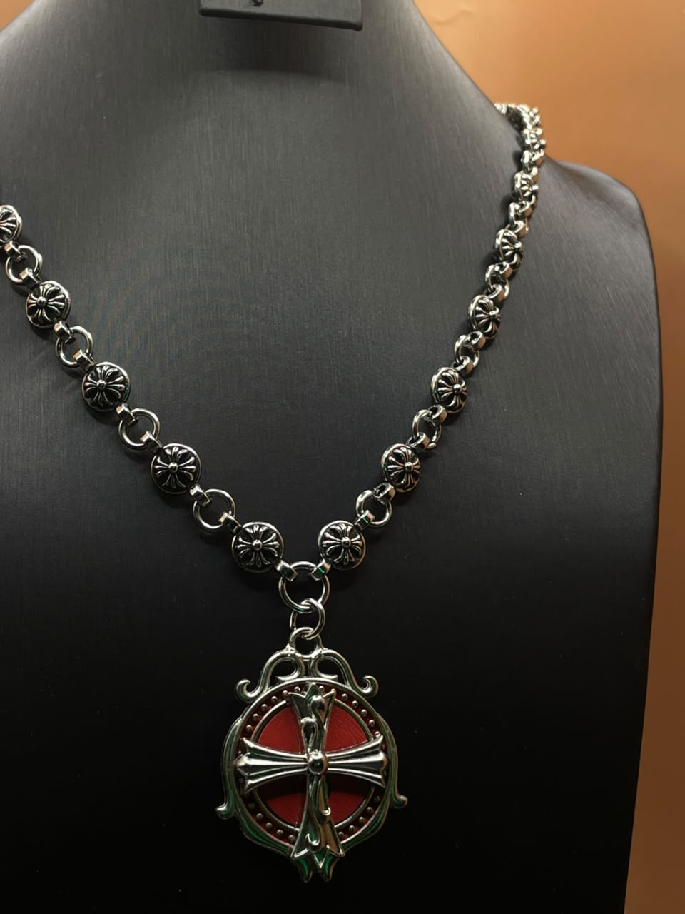 Crimson Reliquary Necklace